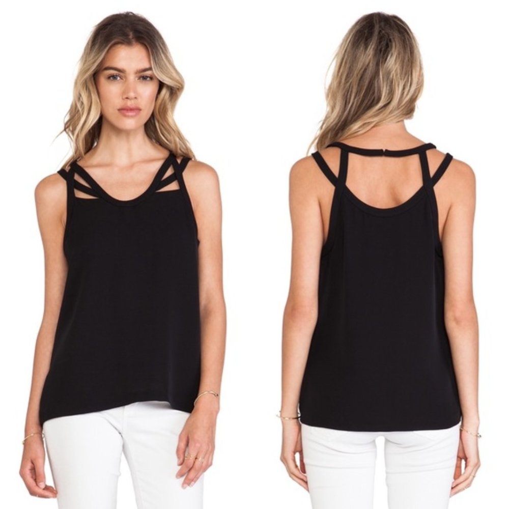 Diane Von Furstenberg “Jessie” Black Silk …